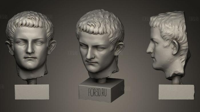 Император Калигула 3d stl модель для ЧПУ